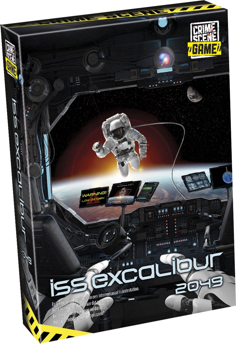 Tactic Crime Scene Iss Excalibur 2049 – Brettspiel – Krimispiel – Futuristisches Mysterium im Weltraum – Eingehende Untersuchung und Schlussfolgerung – Crime Scene Series – Game Storm Studio – 1 oder mehr Spieler – ab 18 Jahren