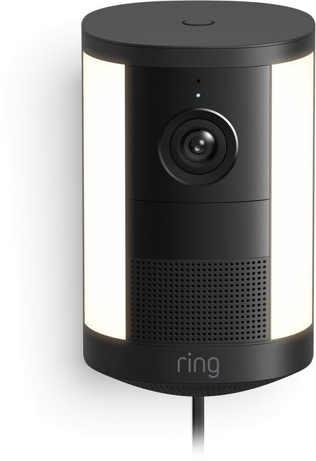 Ring spotlight camera met adapter (nieuwste generatie) - zwart - 2k video