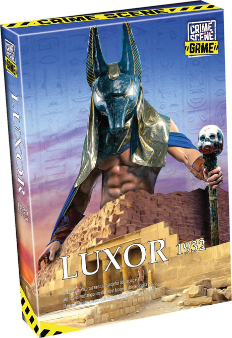 Taktik-Tatort Luxor 1932 – Brettspiel – Krimispiel – Archäologisches Mysterium in Ägypten – Eingehende Untersuchung und Deduktion – Tatort-Serie – Game Storm Studio – 1 oder mehr Spieler – ab 18 Jahren