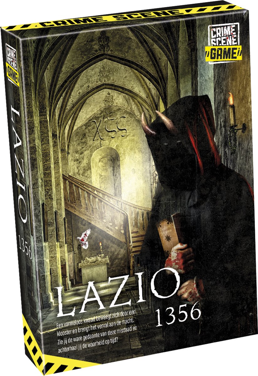 Taktik Tatort Lazio 1356 – Brettspiel – Krimispiel – Historisches Mysterium in einem Kloster – Eingehende Untersuchung und Deduktion – Tatortserie – Spiel Storm Studio – 1 oder mehr Spieler – ab 18 Jahren