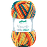 Wollgarn, mehrfarbig, 50 g, 1 Knäuel