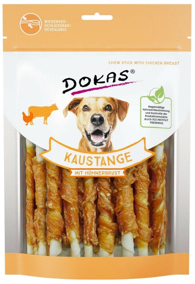 Dokas Hundesnack Kaustick mit Hähnchenfilet - 200g
