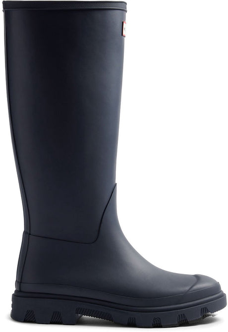 Hunter Downpour Tall Boot Unisex-Regenstiefel – dunkelblau