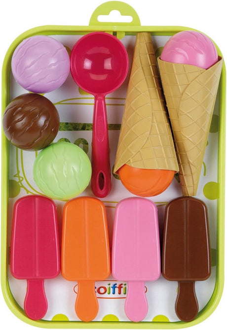 Ecoiffier Ecoiffier 100 % Chef-Eiscreme-Set