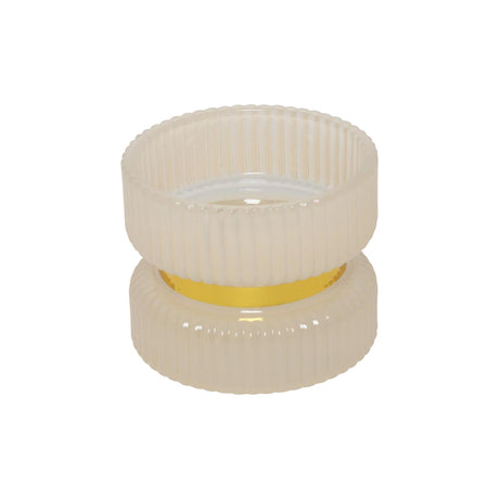 Countryfield kandelaar sybel crã¨me glas ã˜9xh7cm