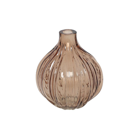 Countryfield vaas eline s bruin glas ã˜12xh14cm