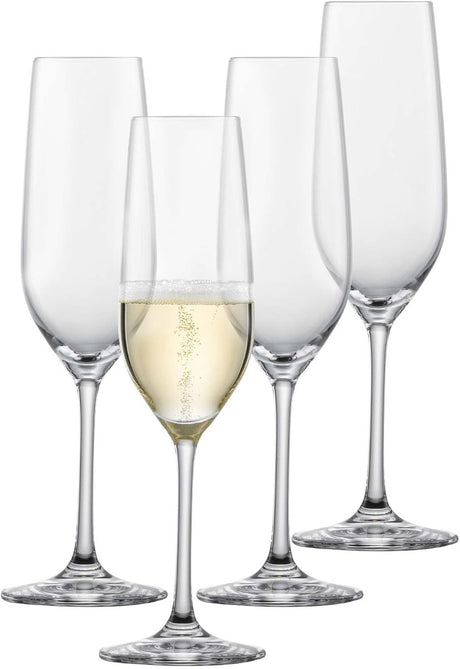 Schott Zwiesel Forté (Vina) Champagnerglas – 227 ml – 4 Gläser