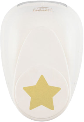 Vaessen Kreativstanzer – Figurenstanzer – Stern – 3,4 x 3,6 cm