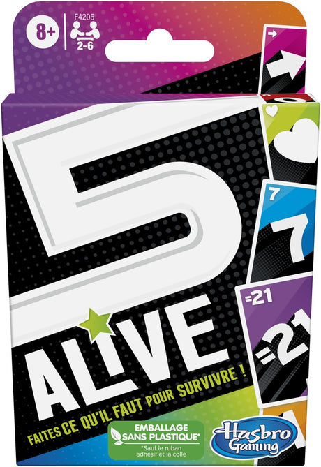 Hasbro gaming 5 alive - kaartspel (franstalig)