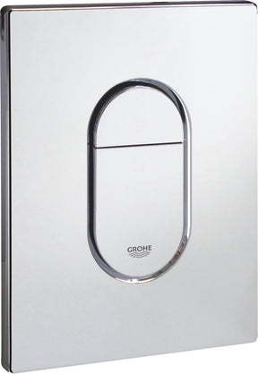Grohe Arena Cosmopolitan Bedienfeld-Toilette – Doppelspülung – Kunststoff – Chrom