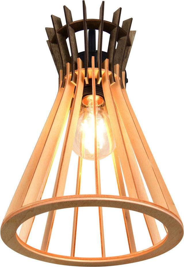 Rl Live Your Light Reality Alice – Wandleuchte – Schwarz matt – exkl. 1x E27 4 W - Wandmontage - geeignet für Festmontage oder Stecker - Casalum