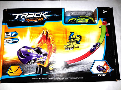 Jonotoys Track Racing Rennstrecke inklusive 1 Autostrecke ist 80 cm lang