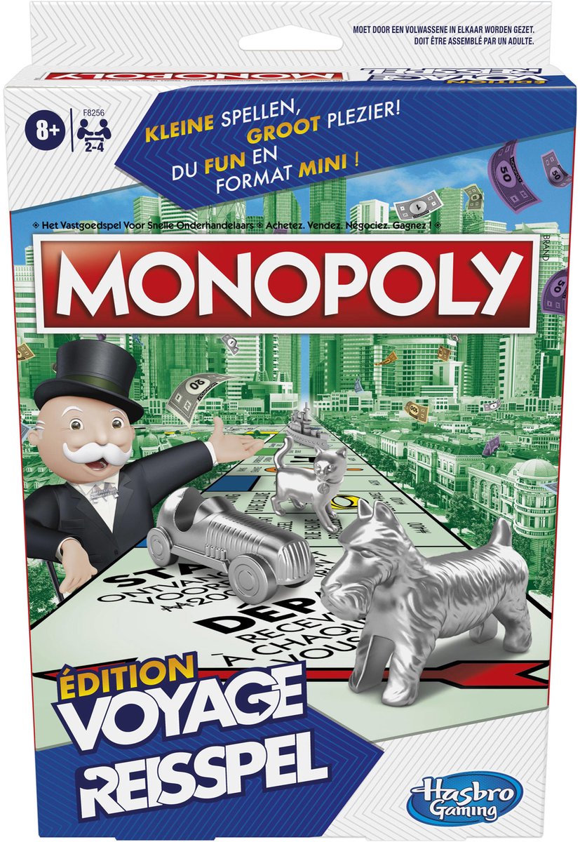 Hasbro Spielreise Monopoly | 2 Stk