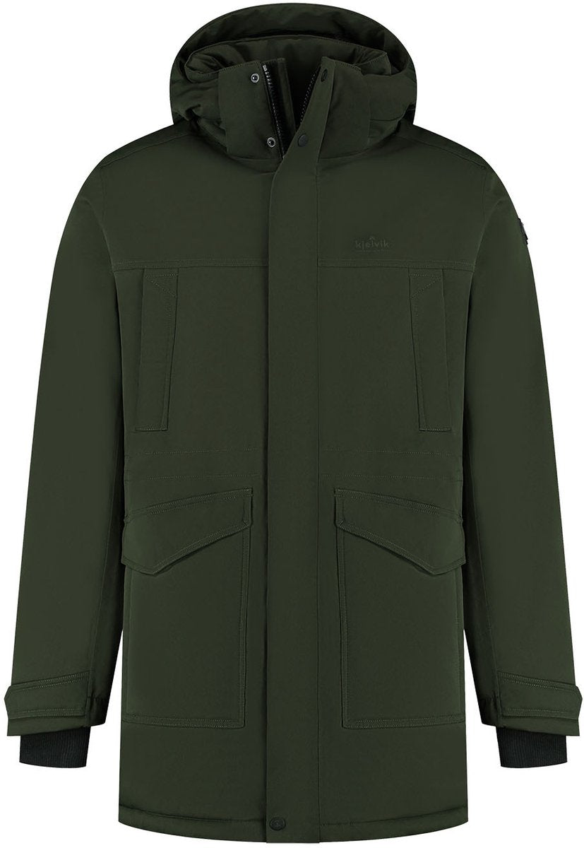 Kjelvik bink heren outdoorjas - groen 4xl