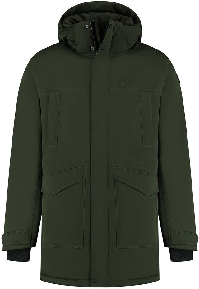 Kjelvik bink heren outdoorjas - groen 4xl