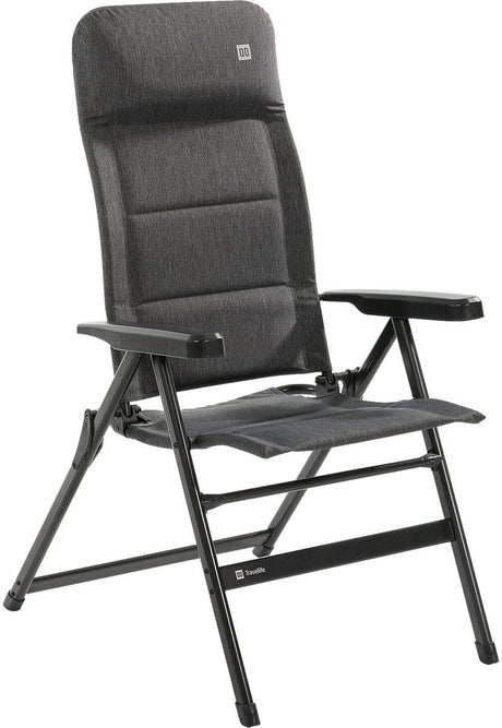 Travellife Campingstuhl Lago Comfort Lounger – Klappstuhl, verstellbar, 120 kg