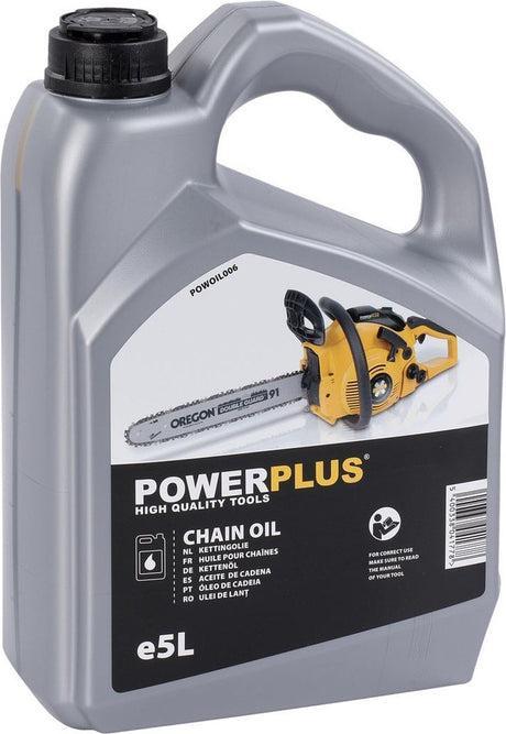 Powerplus powoil006 Kettenöl für Kettensäge – 5l
