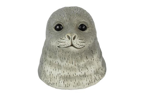 Countryfield zeehond siebert grijs polystone drijvend 14,5x13,5x13,5cm