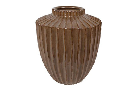 Countryfield vaas duuk m bruin 27x27x32cm