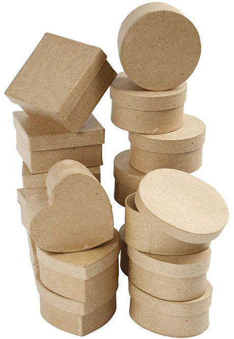 Kreativunternehmen http: www.cchobby.nl medium-boxes-h-5-cm-d-10-12-cm-28-piece-1-box