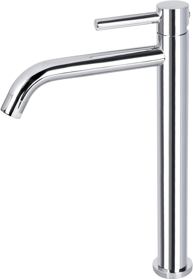 Differnz wastafelkraan hoog � gebogen � mengkraan koud en warm � chroom