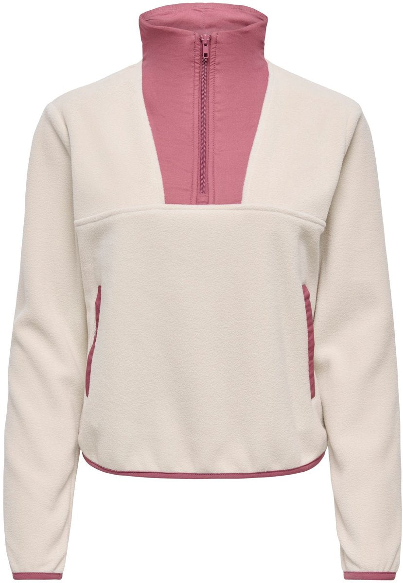 Only play - onpbeth hn hz ls fleece pullover dames sporttrui xl