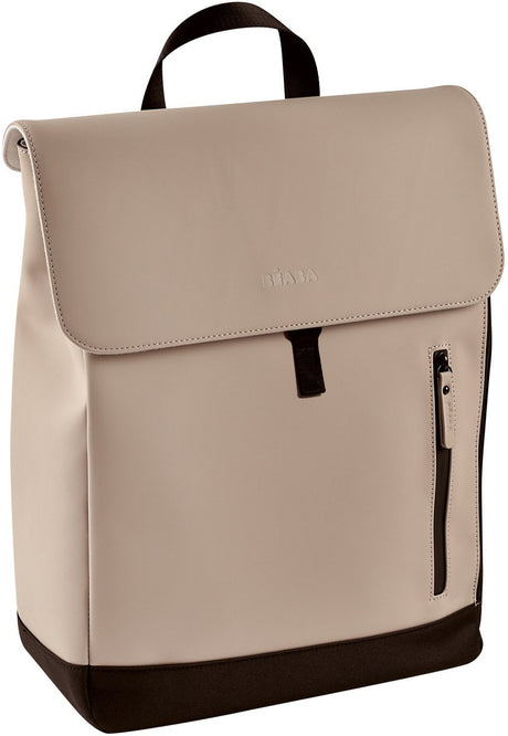 Béaba Oslo Wickeltasche – Rucksack – 19l – wasserdicht – inklusive Wickelunterlage – Ton – Beige
