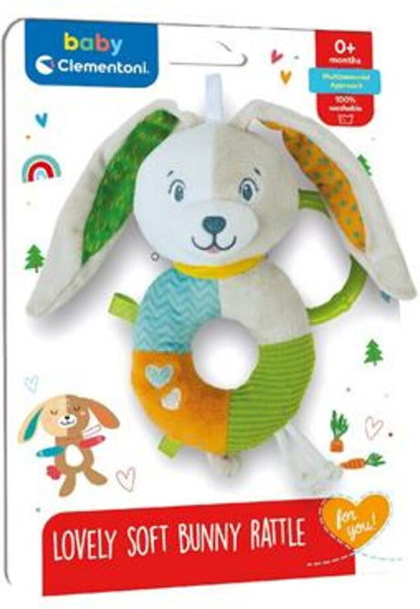 Clementoni Baby – Plüschrasselhase