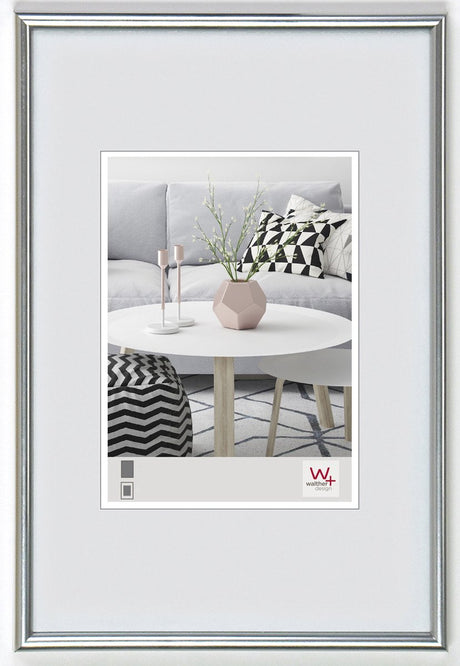 Walther Galeria - Kunststoffrahmen - Fotogröße 15x20 cm - Silber