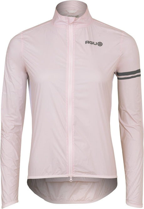 Agu windjack essential dames - pink frost - winddicht en waterafstotend