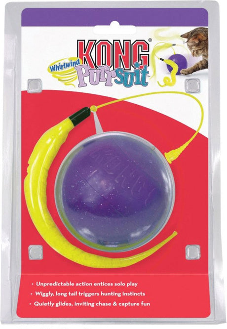 Kong Purrsuit Whirlwind – bewegliches Katzenspielzeug – lila