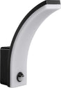 Maclean - led lamp - buitenlamp - wandlamp - pir bewegingssensor - 20w - ip65 - 2000lm - 4000k - zwart