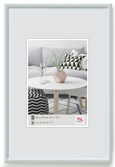 Walther galeria - kunststof lijst - fotoformaat 40x60 cm - wit