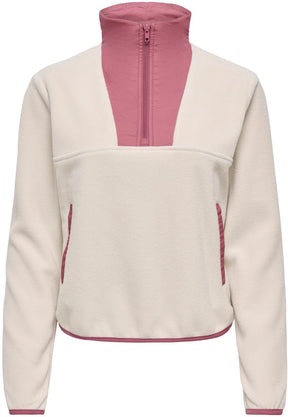 Only play - onpbeth hn hz ls fleece pullover dames sporttrui s