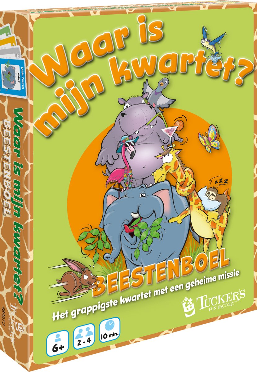 Tucker's fun factory waar is mijn kwartet: beestenboel