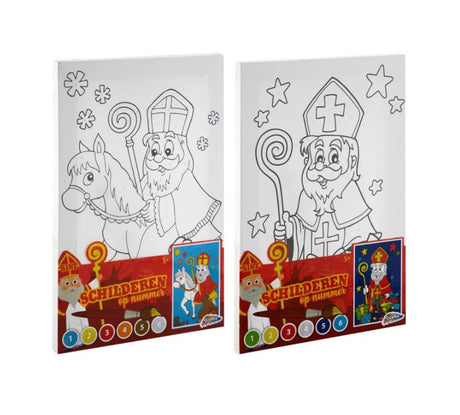 Sinterklaas -Leinwand Malerei nach Nummer
