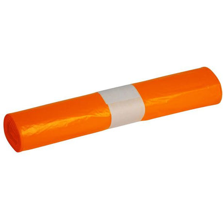 Afvalzak oranje 70x110cm t25 (25x 20 stuks)
