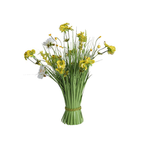 Decoris künstlicher Blumenfeldblumenstrauß aus Polyester, Durchmesser 20 x 40 cm
