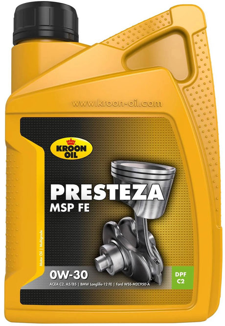 Kroon-Öl Presteza MSP 0W-30 – BMW Longlife-12 Fe – 1 Liter – vollsynthetisch