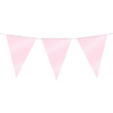 Party-Wimpelkette in Babyrosa