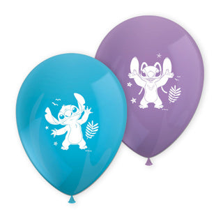 Stitch Engel Latexballons 8 Stück