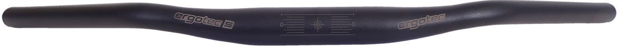 Ergotec-Lenker Ladytown ø31,8 mm x 620 mm 16 mm Rise – schwarz sandgestrahlt