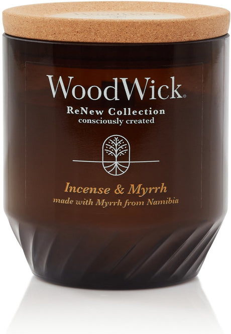 Woodwick renew large geurkaars - incense myrrh - 75 branduren