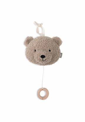 Jollein Musikaufhänger Teddybär olivgrün