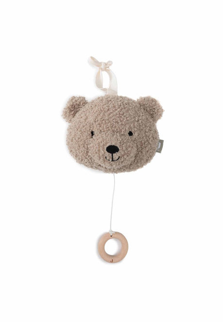 Jollein - baby muziekhanger - teddy bear olive green