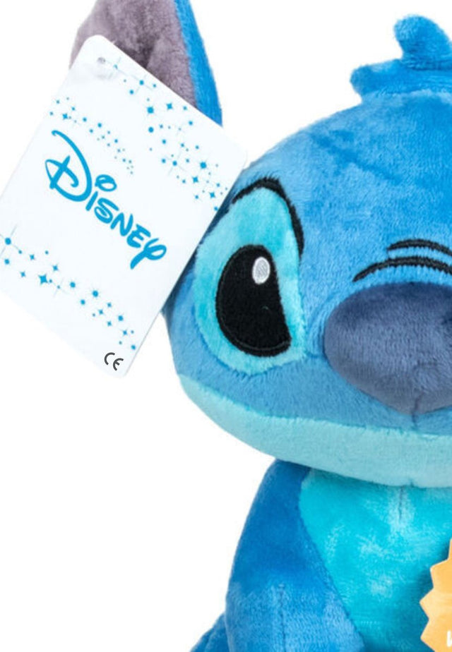 Disney stitch knuffel junior 30 cm pluche blauw - play by play