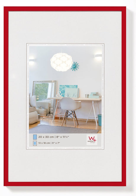 Walther New Lifestyle - Kunststoffrahmen - Fotogröße 60x90 cm - rot