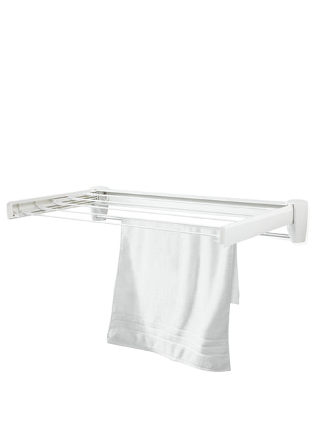 Leifheit Wand-Wäscheständer Telegant 36 Protect Plus – 3,6 m Trockenlänge – hängend – weiß