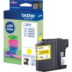 Tintenpatrone Brother lc221y gelb