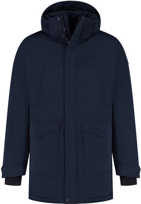 Kjelvik bink heren outdoorjas - donker blauw l